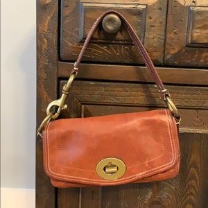 Vintage Coach Small Leather Handbag